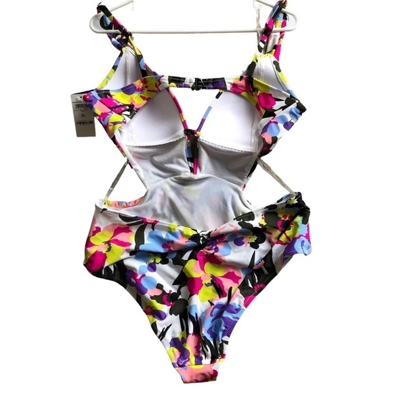 Bar III NWT One Piece Paradise Garden Monokini Size XL - Picture 4 of 14
